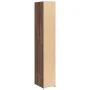 Aparador alto madera de ingeniería marrón roble 30x41x185 cm de , Aparadores - Ref: Foro24-846417, Precio: 77,61 €, Descuento: %