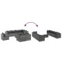 Set de muebles de jardín 9 pzas y cojines ratán sintético gris de , Conjuntos de jardín - Ref: Foro24-3308042, Precio: 624,12...
