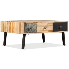 Mesa de centro de teca maciza reciclada 90x65x40 cm en Mesas de centro | Comprar online en Foru.es
