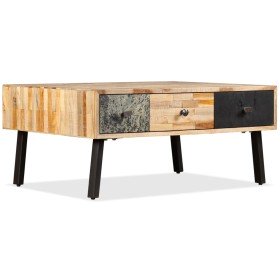 Mesa de centro de teca maciza reciclada 90x65x40 cm en Mesas de centro | Comprar online en Foru.es