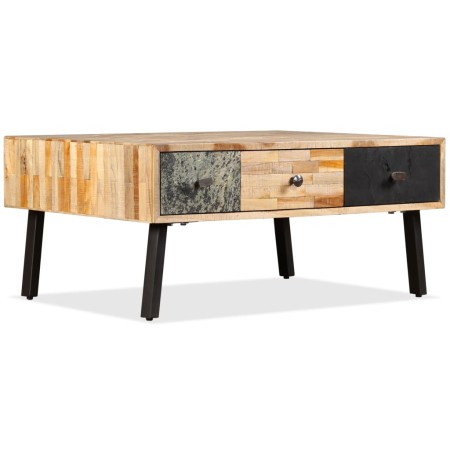 Mesa de centro de teca maciza reciclada 90x65x40 cm en Mesas de centro | Comprar online en Foru.es