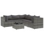 Set de muebles de jardín 6 pzas y cojines ratán sintético gris de , Conjuntos de jardín - Ref: Foro24-3308130, Precio: 422,16...