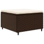 Set muebles de jardín 7 piezas y cojines ratán sintético marrón de , Conjuntos de jardín - Ref: Foro24-3308217, Precio: 526,1...