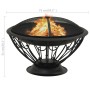Brasero con atizador acero XXL 75 cm de vidaXL, Chimeneas - Ref: Foro24-311895, Precio: 162,12 €, Descuento: %