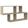 Estantería de pared madera ingeniería roble Sonoma 100x20x53 cm de , Estantes y estanterías - Ref: Foro24-848019, Precio: 49,...