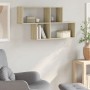 Estantería de pared madera ingeniería roble Sonoma 100x20x53 cm de , Estantes y estanterías - Ref: Foro24-848019, Precio: 49,...