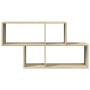 Estantería de pared madera ingeniería roble Sonoma 100x20x53 cm de , Estantes y estanterías - Ref: Foro24-848019, Precio: 49,...