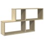 Estantería de pared madera ingeniería roble Sonoma 100x20x53 cm de , Estantes y estanterías - Ref: Foro24-848019, Precio: 49,...