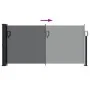 Toldo lateral retráctil negro 100x500 cm de , Sombrillas - Ref: Foro24-4004384, Precio: 86,21 €, Descuento: %