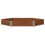 Arriate elevado hexagonal madera maciza pino marrón 160x160 cm de , Maceteros y jardineras - Ref: Foro24-4010320, Precio: 73,...