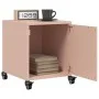 Mesita de noche acero rosa 36x38,5x43,5 cm de , Mesitas de noche - Ref: Foro24-846616, Precio: 49,23 €, Descuento: %