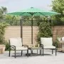 Sombrilla de jardín con poste de acero verde 268x268x226 cm de , Sombrillas - Ref: Foro24-4005103, Precio: 91,72 €, Descuento: %
