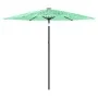 Sombrilla de jardín con poste de acero verde 268x268x226 cm de , Sombrillas - Ref: Foro24-4005103, Precio: 91,72 €, Descuento: %