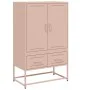 Aparador de acero rosa 68x39x111,5 cm de , Aparadores - Ref: Foro24-846609, Precio: 163,00 €, Descuento: %