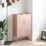 Aparador de acero rosa 68x39x111,5 cm de , Aparadores - Ref: Foro24-846609, Precio: 166,44 €, Descuento: %