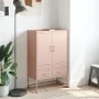 Aparador de acero rosa 68x39x111,5 cm de , Aparadores - Ref: Foro24-846609, Precio: 163,00 €, Descuento: %