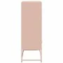 Aparador de acero rosa 68x39x111,5 cm de , Aparadores - Ref: Foro24-846609, Precio: 163,00 €, Descuento: %