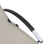 Tumbona de aluminio textilene crema de vidaXL, Tumbonas - Ref: Foro24-310502, Precio: 147,18 €, Descuento: %