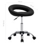 Silla de trabajo con ruedas cuero sintético negro de vidaXL, Sillas de oficina - Ref: Foro24-323664, Precio: 74,00 €, Descuen...
