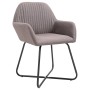 Sillas de comedor 2 unidades tela gris taupé de , Sillas de comedor - Ref: Foro24-249816, Precio: 179,52 €, Descuento: %