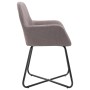 Sillas de comedor 2 unidades tela gris taupé de , Sillas de comedor - Ref: Foro24-249816, Precio: 179,52 €, Descuento: %