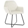 Esszimmerstühle, 4 Stück, cremefarbenes Samtgewebe. von , Essstühle - Ref: Foro24-277013, Preis: 436,14 €, Rabatt: %