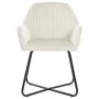 Esszimmerstühle, 4 Stück, cremefarbenes Samtgewebe. von , Essstühle - Ref: Foro24-277013, Preis: 436,14 €, Rabatt: %