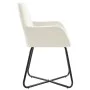 Esszimmerstühle, 4 Stück, cremefarbenes Samtgewebe. von , Essstühle - Ref: Foro24-277013, Preis: 436,14 €, Rabatt: %