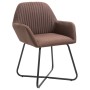 Sillas de comedor 4 unidades de tela marrón de , Sillas de comedor - Ref: Foro24-277100, Precio: 415,26 €, Descuento: %