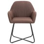 Sillas de comedor 4 unidades de tela marrón de , Sillas de comedor - Ref: Foro24-277100, Precio: 415,26 €, Descuento: %