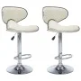 Küchenhocker 2 Einheiten cremefarbenes Kunstleder von vidaXL, Küchenhocker - Ref: Foro24-323647, Preis: 137,17 €, Rabatt: %