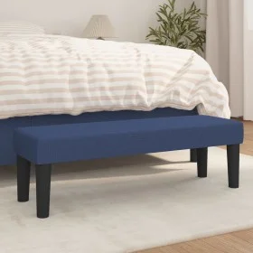 Blue fabric bench 100x30x30 cm by , Banks - Ref: Foro24-346650, Price: 58,87 €, Discount: %