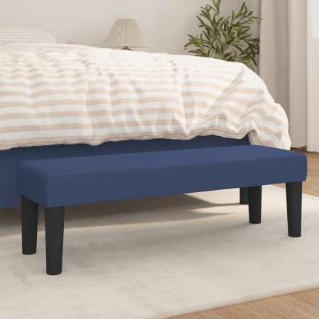 Banco de tela azul 100x30x30 cm de , Bancos - Ref: Foro24-346650, Precio: 47,87 €, Descuento: %