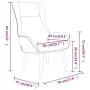 Sillón de relax de tela gris taupe de , Sillones - Ref: Foro24-341403, Precio: 128,84 €, Descuento: %