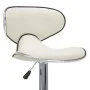 Küchenhocker 2 Einheiten cremefarbenes Kunstleder von vidaXL, Küchenhocker - Ref: Foro24-323647, Preis: 137,17 €, Rabatt: %