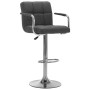 Taburete de cocina tela gris oscuro de , Taburetes de cocina - Ref: Foro24-283410, Precio: 92,98 €, Descuento: %