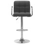 Taburete de cocina tela gris oscuro de , Taburetes de cocina - Ref: Foro24-283410, Precio: 92,98 €, Descuento: %