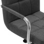 Taburete de cocina tela gris oscuro de , Taburetes de cocina - Ref: Foro24-283410, Precio: 92,98 €, Descuento: %