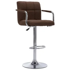 Brown fabric kitchen bar stool by , Kitchen stools - Ref: Foro24-283412, Price: 89,82 €, Discount: %
