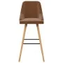 Küchenhocker, 2 Stück, braunes Samtgewebe von , Küchenhocker - Ref: Foro24-289471, Preis: 191,17 €, Rabatt: %