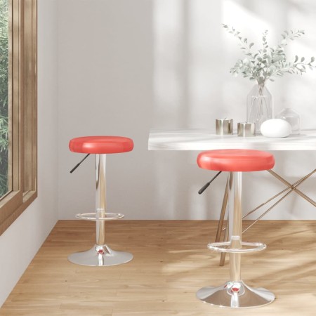 Taburetes de cocina 2 unidades cuero sintético rojo de , Taburetes de cocina - Ref: Foro24-333099, Precio: 97,08 €, Descuento: %
