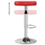 Taburetes de cocina 2 unidades cuero sintético rojo de , Taburetes de cocina - Ref: Foro24-333099, Precio: 97,08 €, Descuento: %