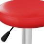Taburetes de cocina 2 unidades cuero sintético rojo de , Taburetes de cocina - Ref: Foro24-333099, Precio: 97,08 €, Descuento: %