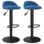 Kitchen stools 2 units blue velvet by , Kitchen stools - Ref: Foro24-333605, Price: 107,88 €, Discount: %