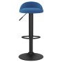 Taburetes de cocina 2 unidades terciopelo azul de , Taburetes de cocina - Ref: Foro24-333605, Precio: 109,93 €, Descuento: %