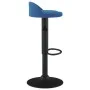 Kitchen stools 2 units blue velvet by , Kitchen stools - Ref: Foro24-333605, Price: 107,88 €, Discount: %