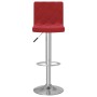 Taburetes de cocina 2 unidades terciopelo rojo vino tinto de , Taburetes de cocina - Ref: Foro24-333693, Precio: 121,69 €, De...