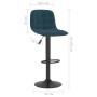Taburetes de cocina 2 unidades terciopelo azul de , Taburetes de cocina - Ref: Foro24-333995, Precio: 127,53 €, Descuento: %