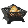 Brasero con atizador acero XXL 64 cm de vidaXL, Chimeneas - Ref: Foro24-311894, Precio: 145,70 €, Descuento: %