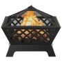 Brasero con atizador acero XXL 64 cm de vidaXL, Chimeneas - Ref: Foro24-311894, Precio: 145,70 €, Descuento: %
